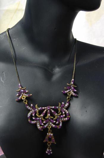 alisha - DIAMONTE NECKLACE-( TI 48025)